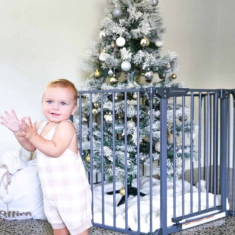 Dreambaby Royale Converta 3in1 Playpen Baby Gate 74cm - Charcoal