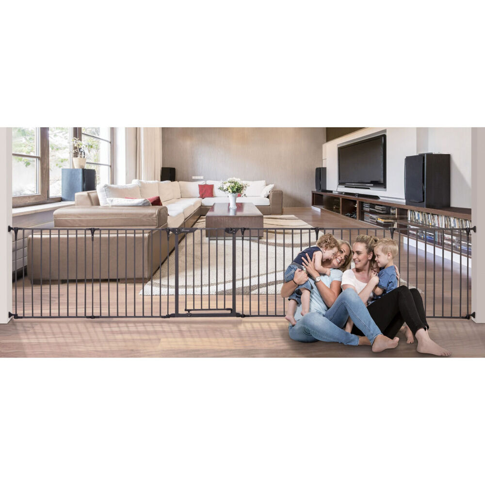 Dreambaby Royale Converta 3in1 Playpen Baby Gate 74cm - Charcoal