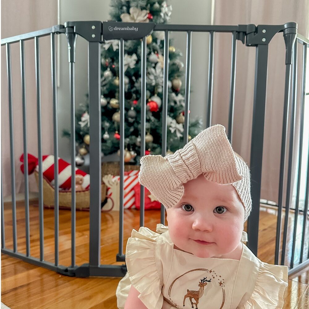 Dreambaby Royale Converta 3in1 Playpen Baby Gate 74cm - Charcoal
