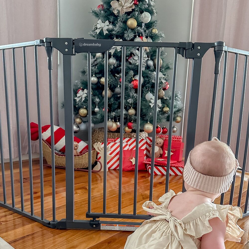 Dreambaby Royale Converta 3in1 Playpen Baby Gate 74cm - Charcoal