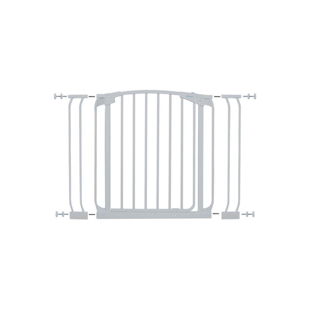 Dreambaby Chelsea Euro Gate F160 w/ 2x Gate Extension F159 - White