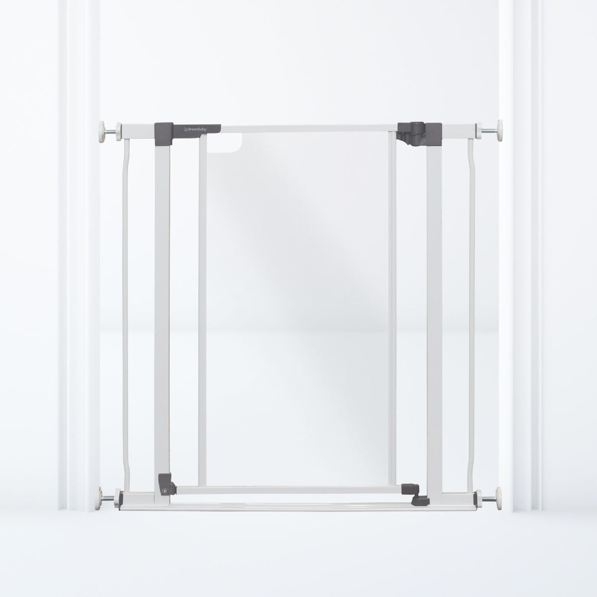 Dreambaby Peek-A-Boo Clear View Security Gate 76cm - White