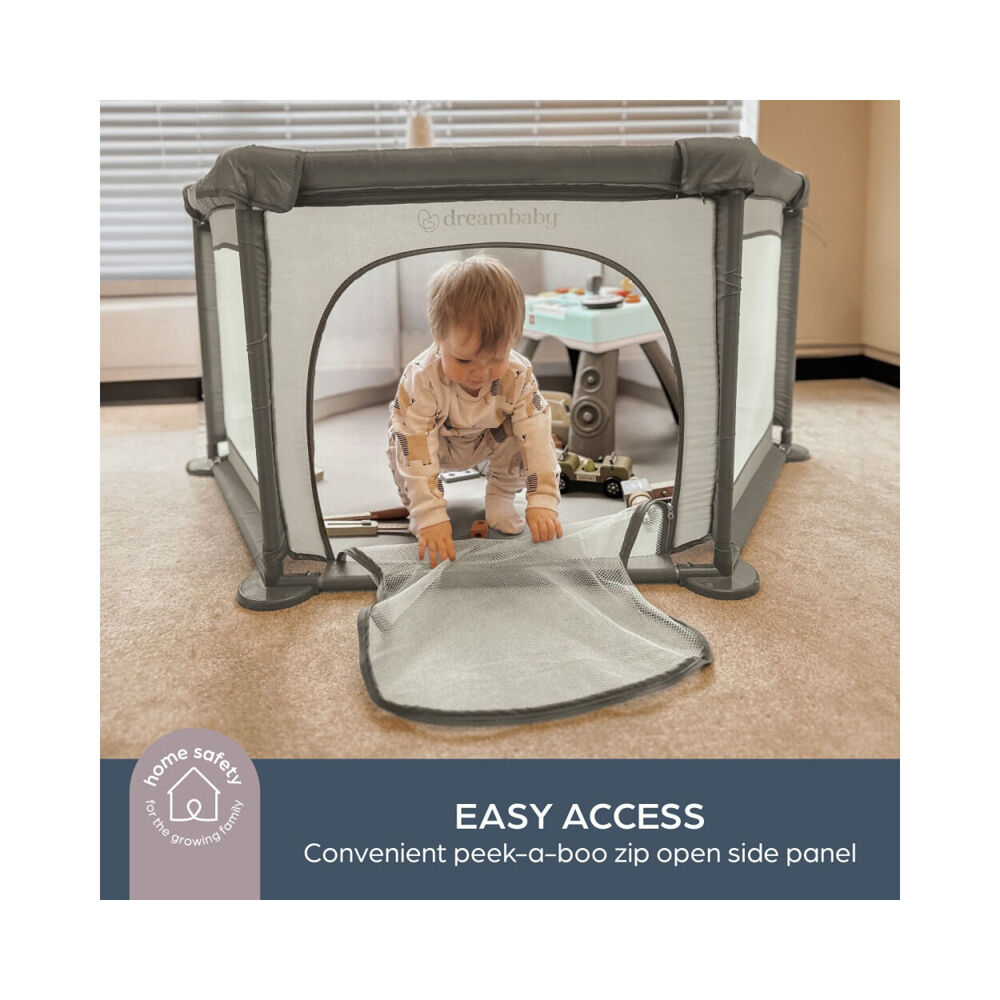 Dreambaby Explore Playpen Baby/Child Safety Gate - Taupe