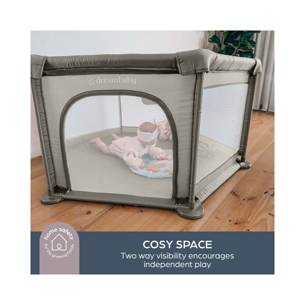 Dreambaby Explore Playpen Baby/Child Safety Gate - Taupe