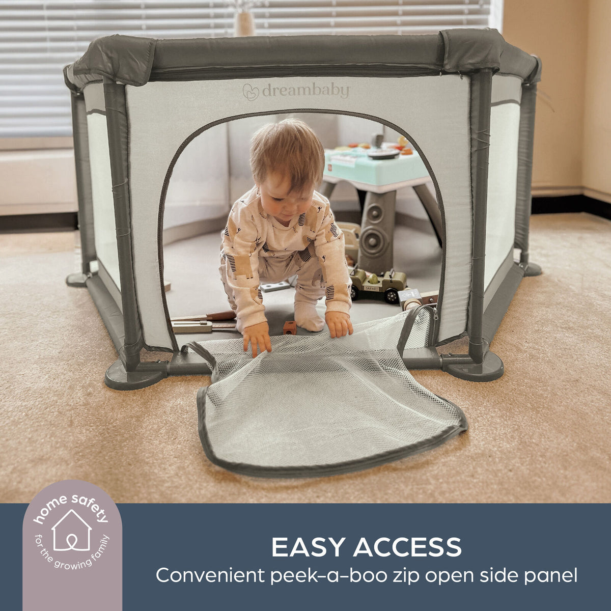 Dreambaby Explore Playpen Baby/Child Safety Gate - Taupe