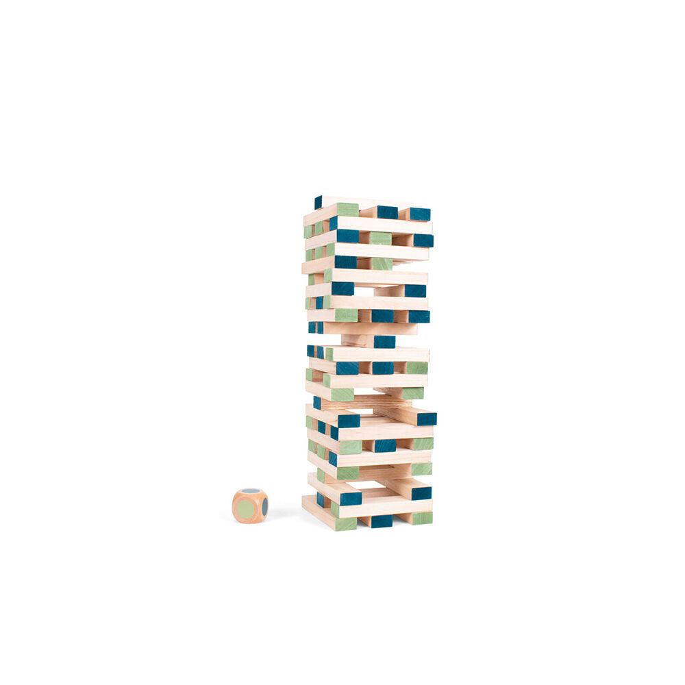 BS Toys Wood Giant Tumble Tower Active Kids Active & Outdoor Toys 20x4.5cm 4y+