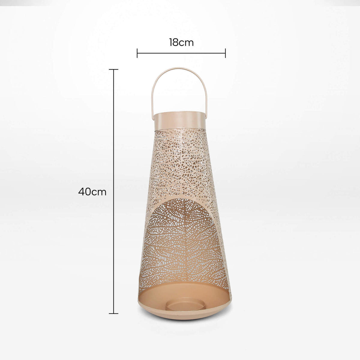 Rayell Lantern Candle Holder Medina Dusty Pink Large 18x40x18cm