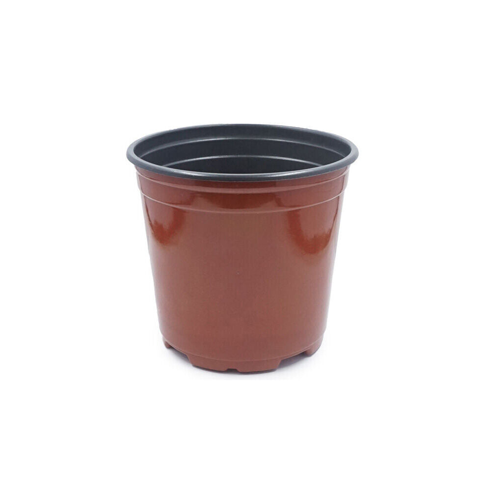 48pc Antheia Green Homewares Soft Plastic Seedling Pot 15x13.5cm - Brown