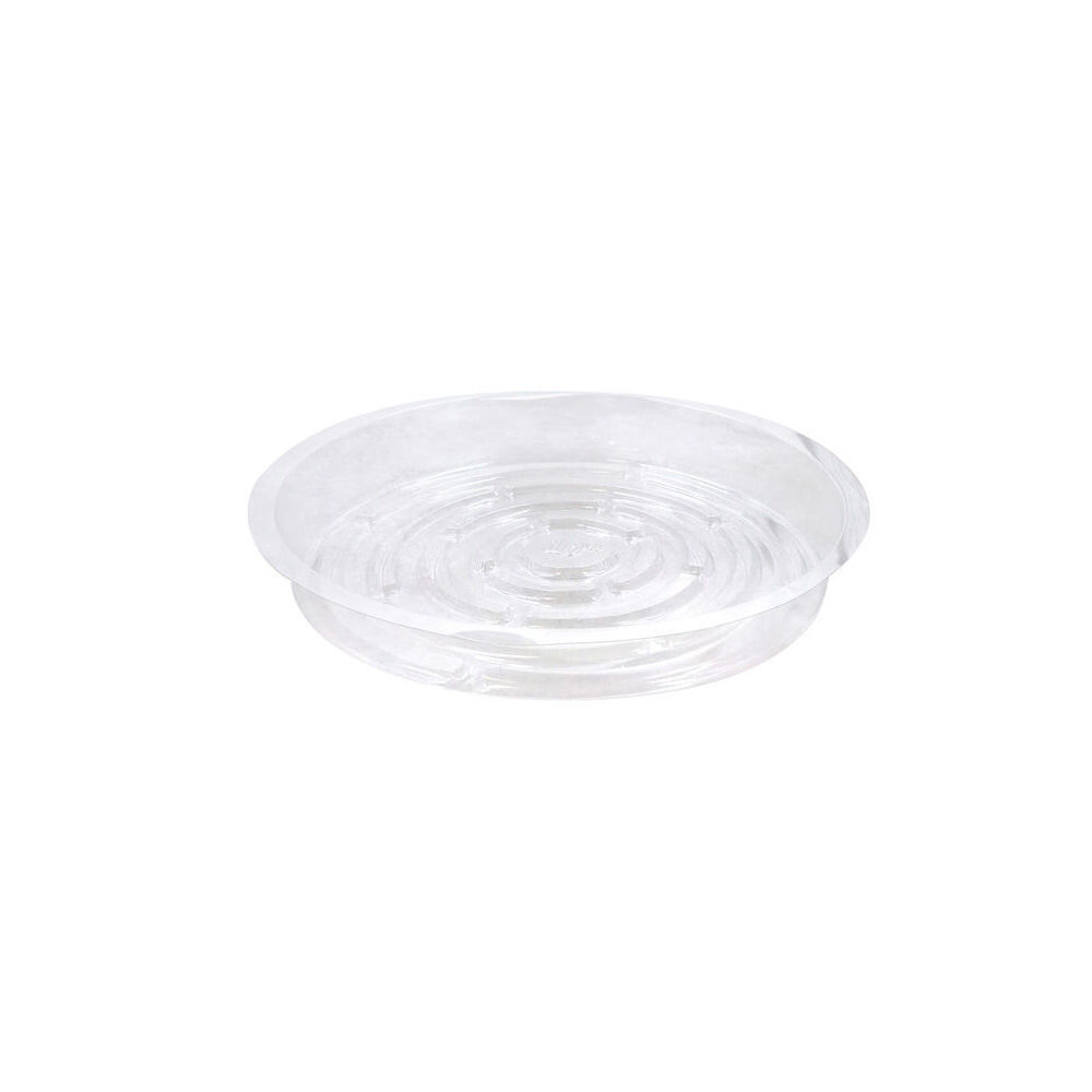 36pc Antheia Green Homewares PET Plant Pot Saucer 25cm - Clear