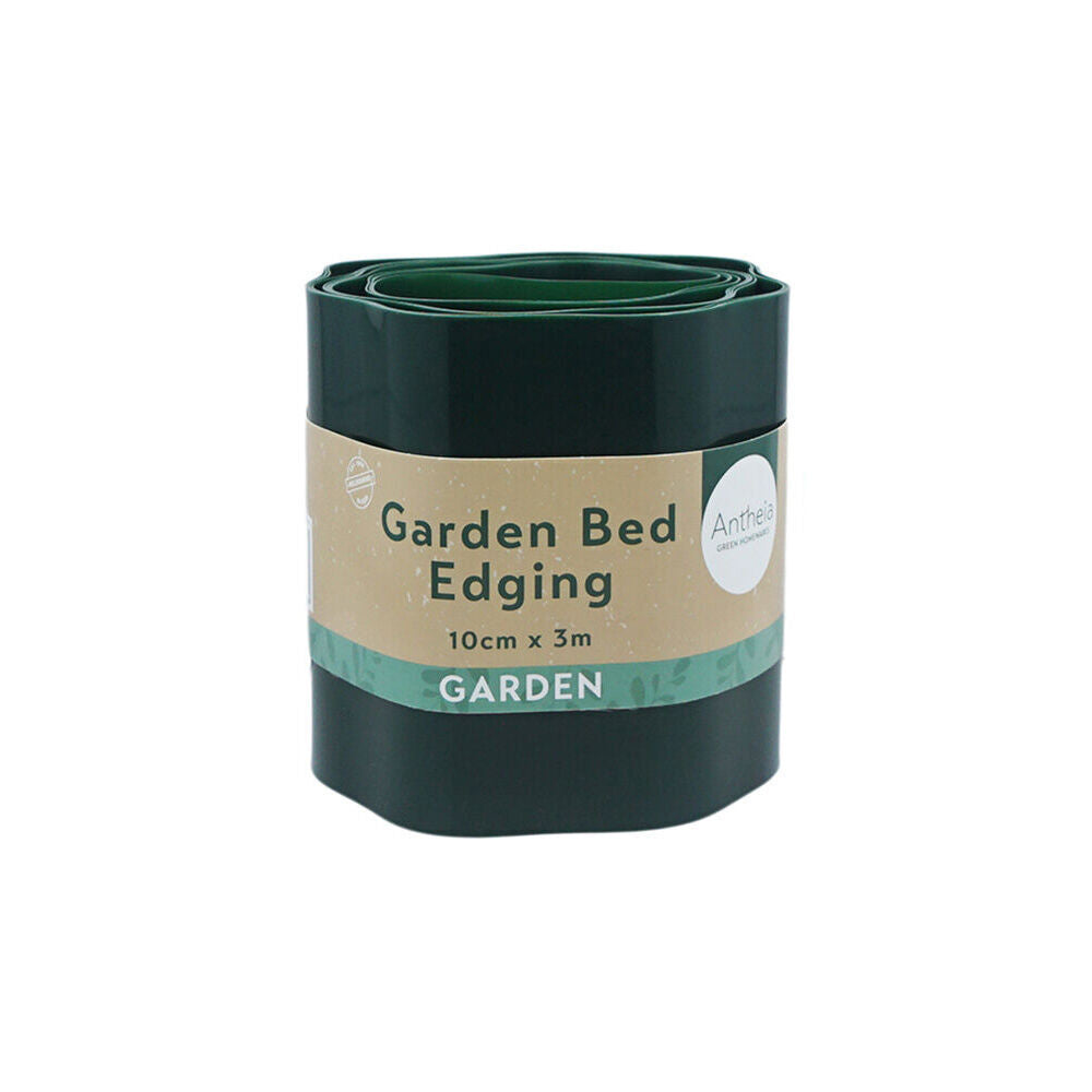 6PK Antheia Green Homewares Wave Design Garden Edge Green 10cm