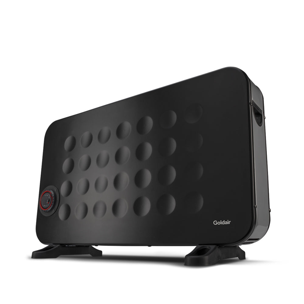Goldair 2000W Electric Convector Heater Timer/Turbo Black