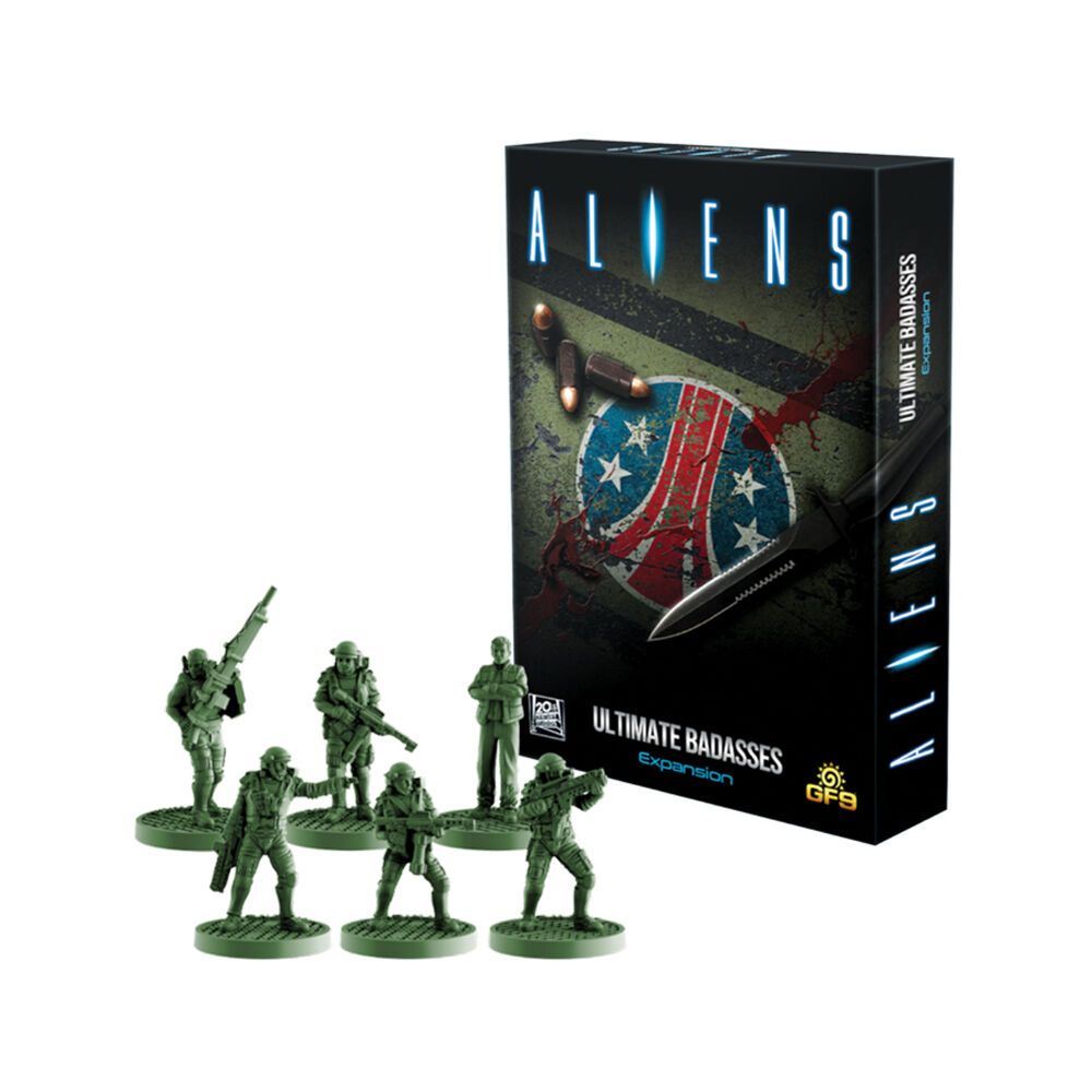 Aliens Ultimate Badasses Co-Op Survival Game w/ Rulebook 14y+