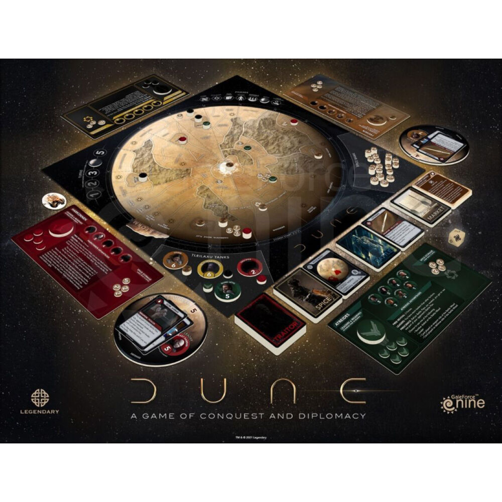 Dune 2021 A Game Of Conquest And Diplomacy Board Game 12y+