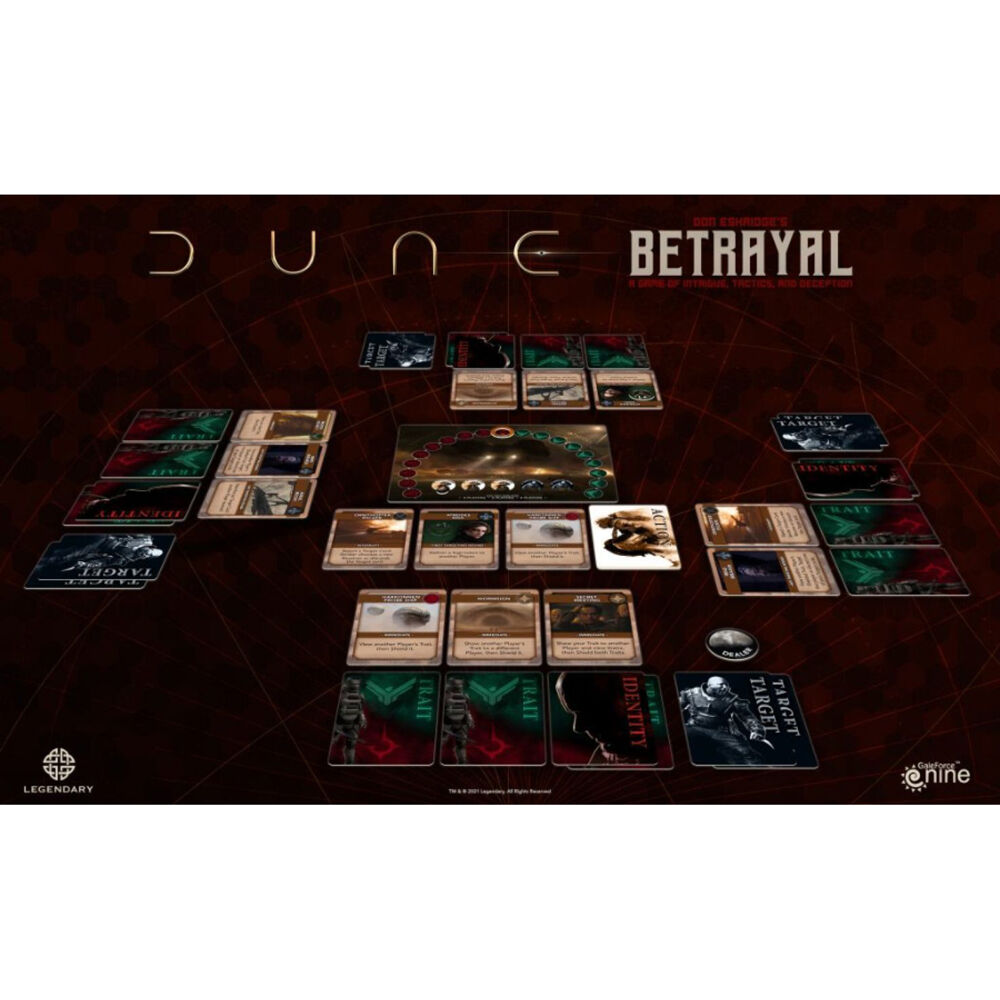 Dune 2021 Betrayal Strategy Coop Card Game Teens 14y+