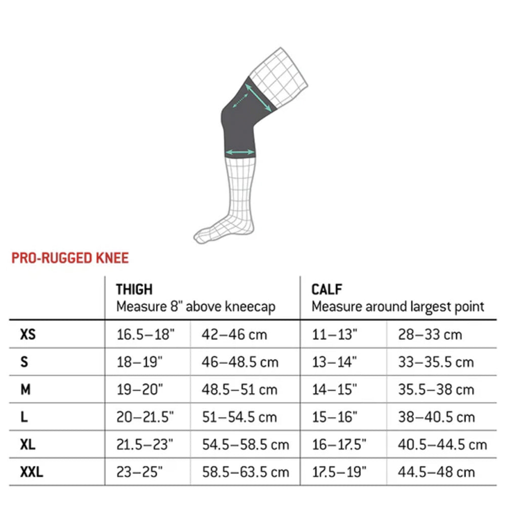G-Form Pro-Rugged Mountain Bike Knee Guard/Pad Black Pair