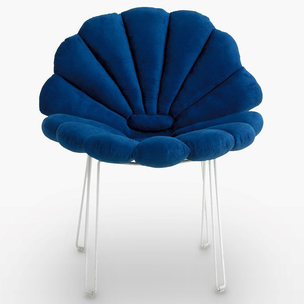 Garden Glory Shell Outdoor/Indoor Cushion For Chairs/Benches - Midnight