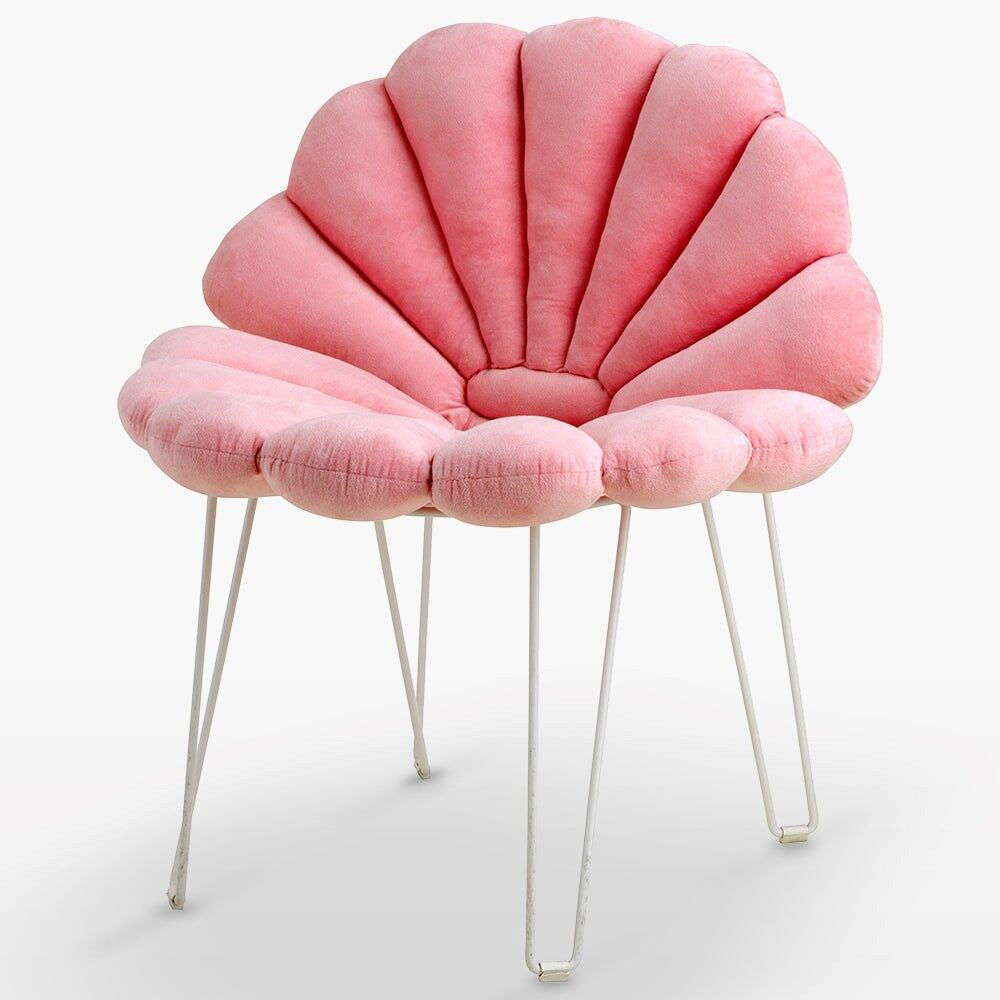 Garden Glory Shell Outdoor/Indoor Cushion For Chairs/Benches - Rose