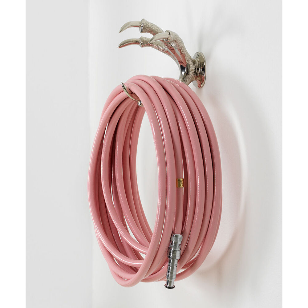 Garden Glory Claw Wall Mount Hose Holder - Silver/Chrome
