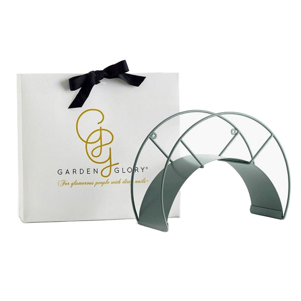 Garden Glory Classic Wall Mount Hose Holder - Eucalyptus Leaf