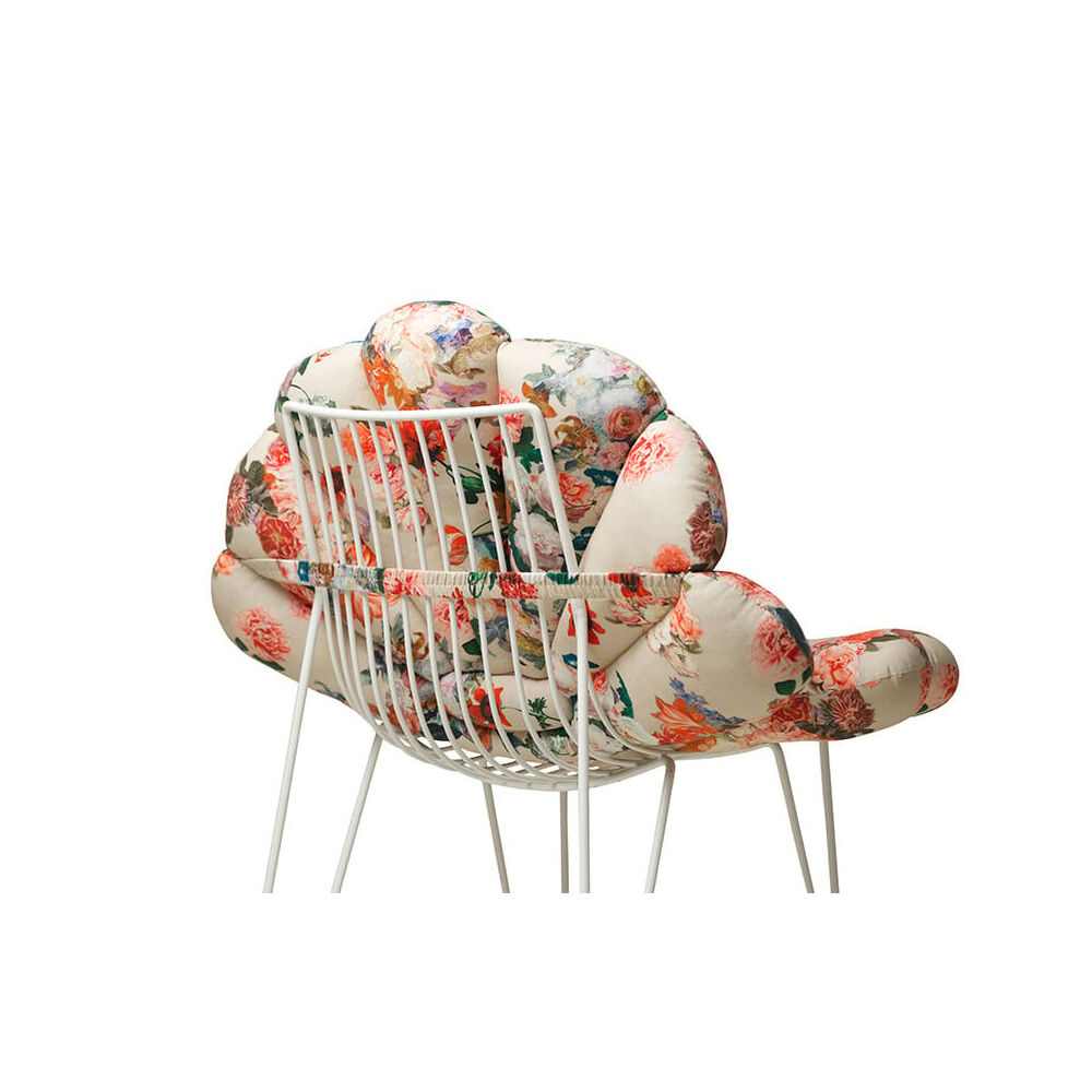 Garden Glory Shell Outdoor/Indoor Cushion For Chairs/Benches - Flower