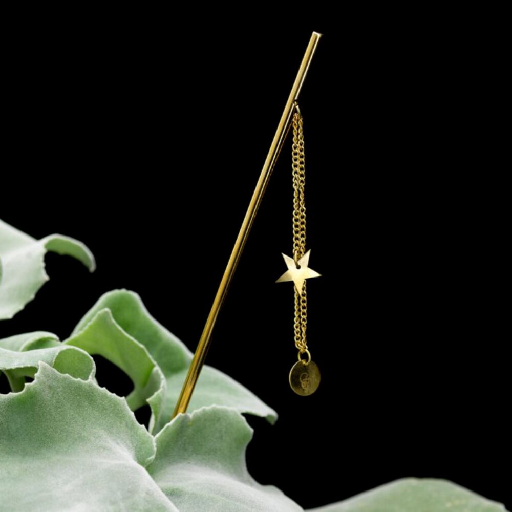 Garden Glory Flower/Plant Leaner Support Stick 48cm - Star
