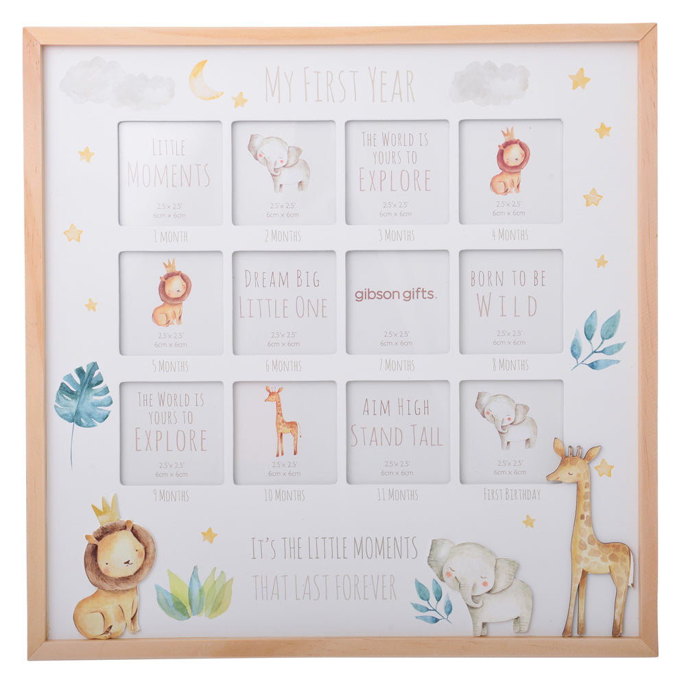 Gibson Gifts Little Moments 1st Year Picture Frame 37x37cm