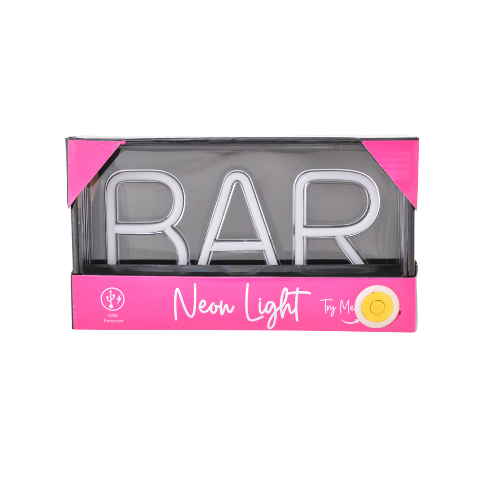 2PK Gibson Gifts Bar LED Neon Light Stand Home/Room Decor 23cm