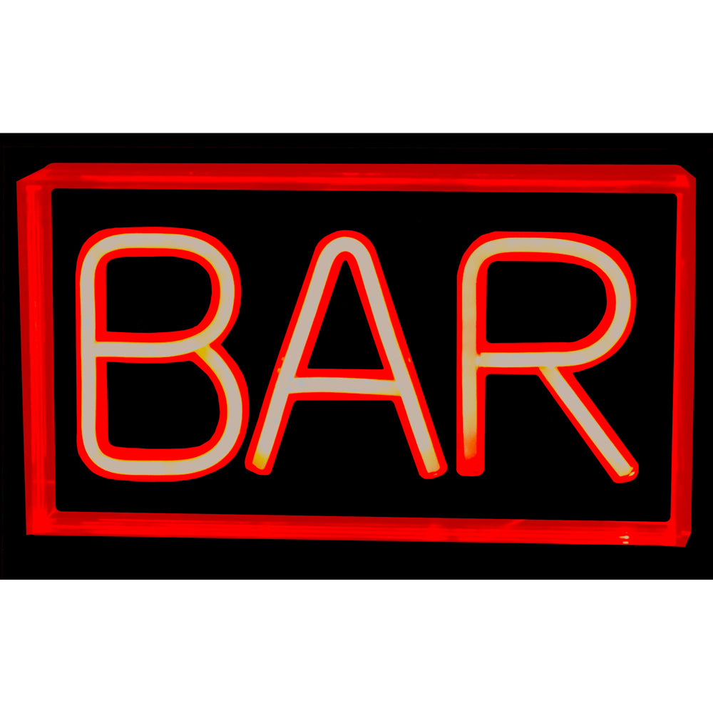 2PK Gibson Gifts Bar LED Neon Light Stand Home/Room Decor 23cm