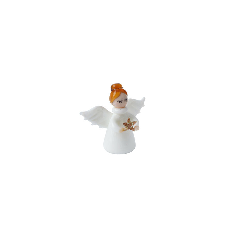 2PK Gibson Gifts Artisan Glass Angel Christmas Decoration Ornament 20x46x42mm
