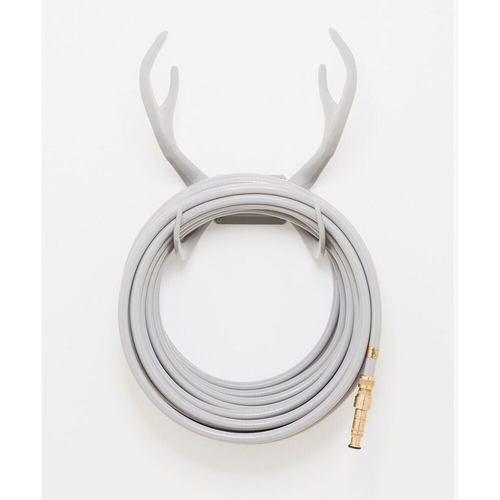 Garden Glory Reindeer Wall Mounted Hose Holder - Graceful Rock Grey
