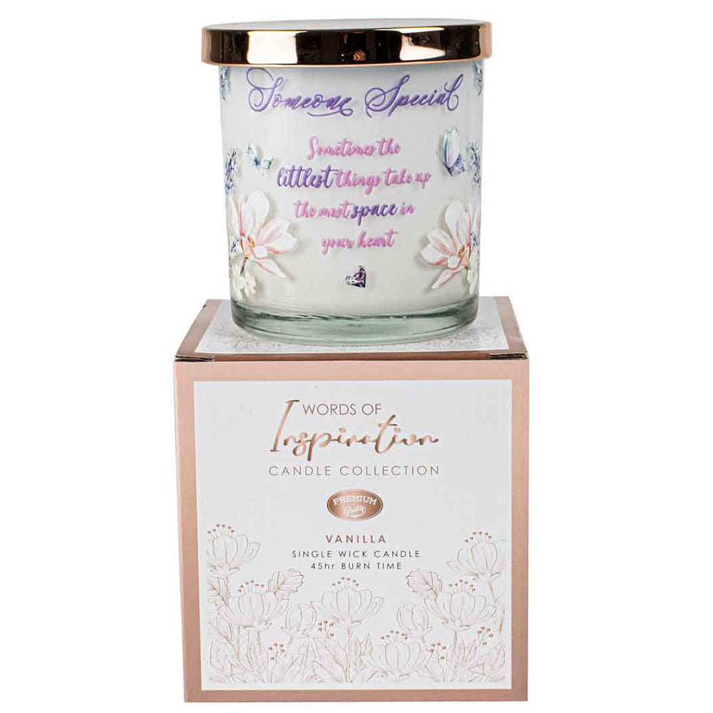 Someone Special Candle Vanilla 45hr Burn Time 9 x 8cm