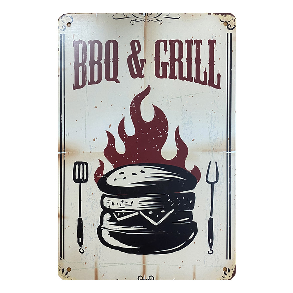 Metal Signs Assorted 20 x 30cm