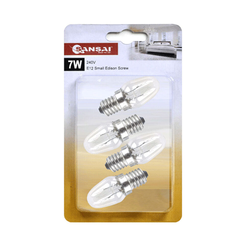 Sansai 4pk 7W/240V E12 Replacement Bulb