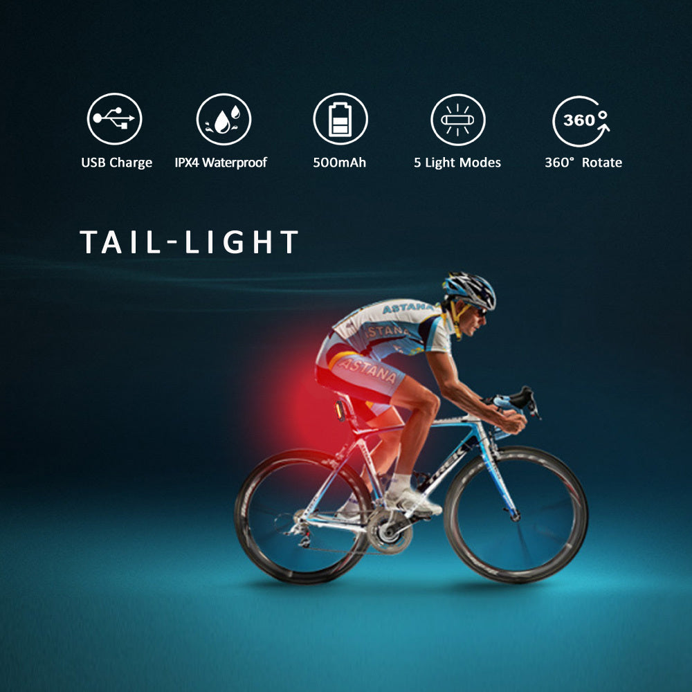 Sansai Rechargeable Bicycle Tail Light