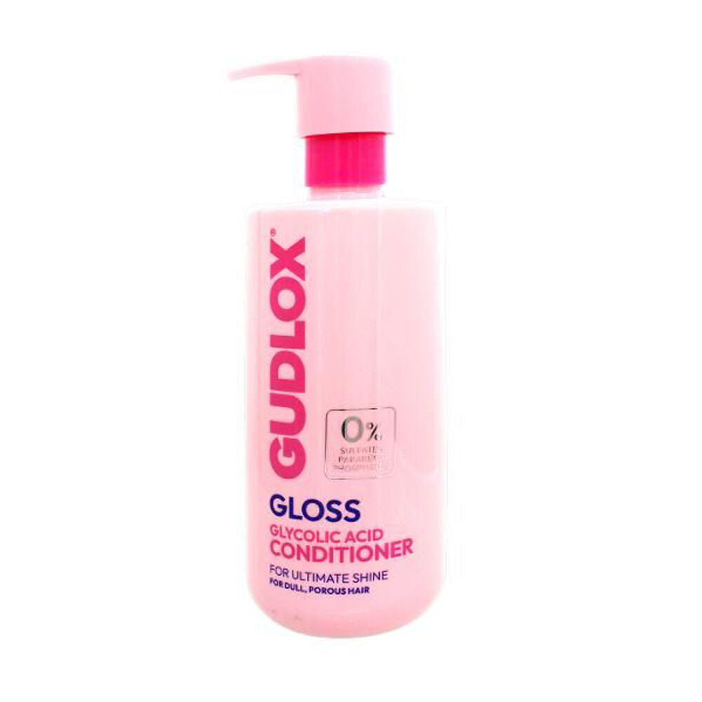 6PK Gudlox Gloss Glycolic Acid Conditioner For Dull Porous Hair Treatment 400ml