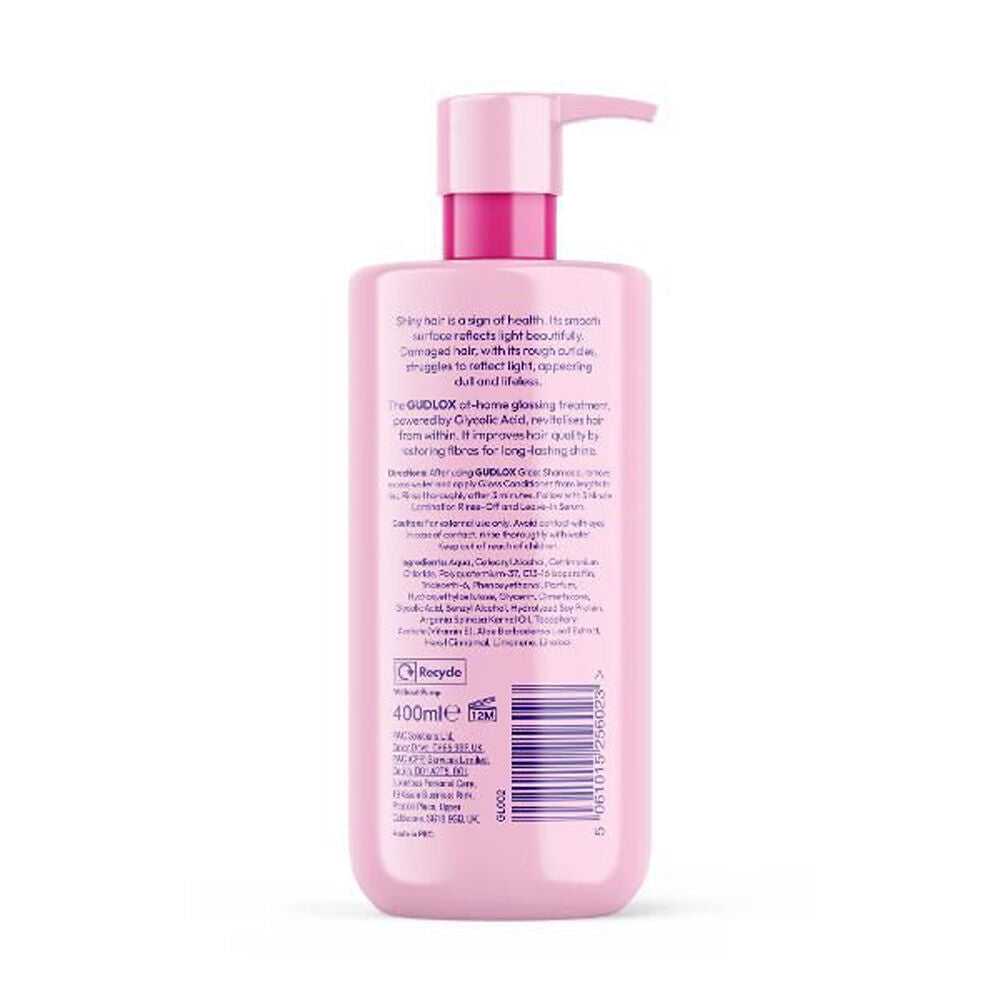 6PK Gudlox Gloss Glycolic Acid Conditioner For Dull Porous Hair Treatment 400ml