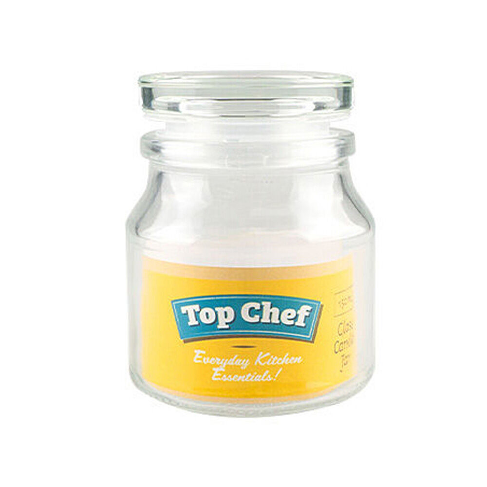 24PK Topchef Small Round Empty Glass Candle Jar w/ Lid 150ml Clear