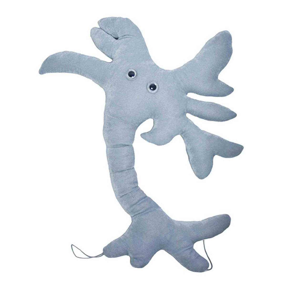 2PK Giant Microbes Brain Cell Soft Stuffed Plush Toy Grey