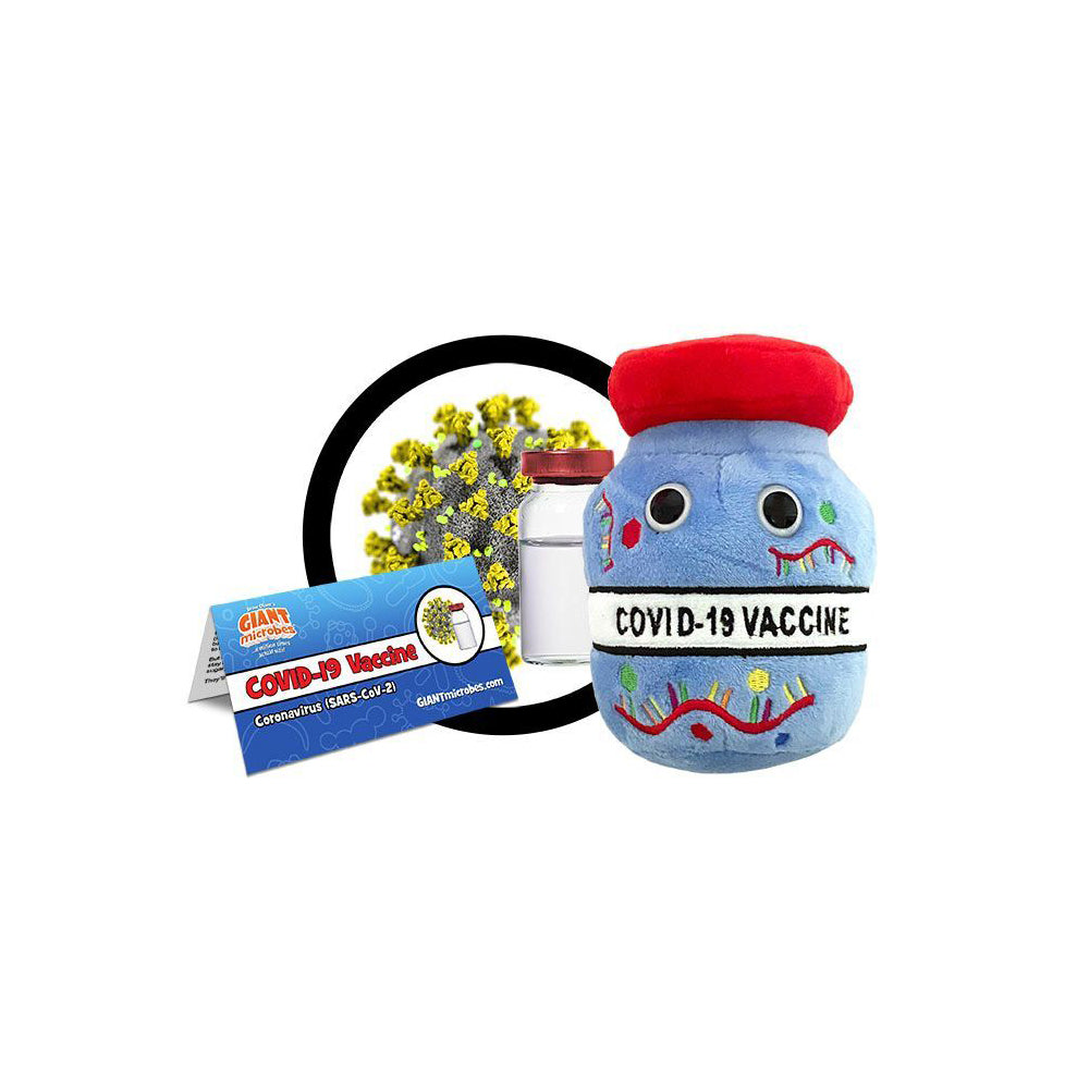 Giant Microbes Covid-19 Vaccine Soft Stuffed Plush Toy