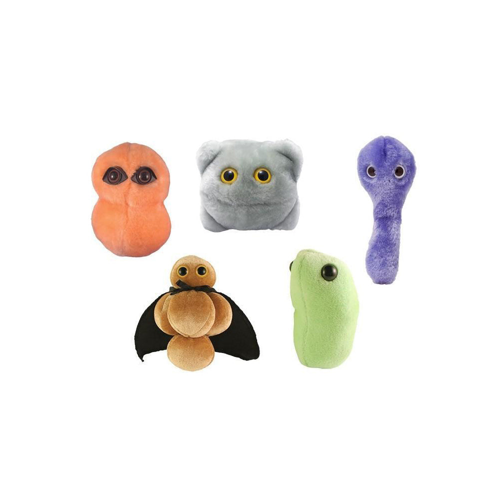 5pc Giant Microbes Super Sick Day Soft Stuffed Plush Toy