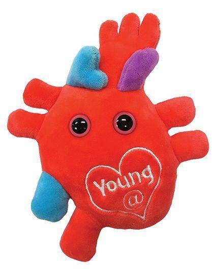 2PK Giant Microbes Young at Heart Soft Stuffed Plush Toy