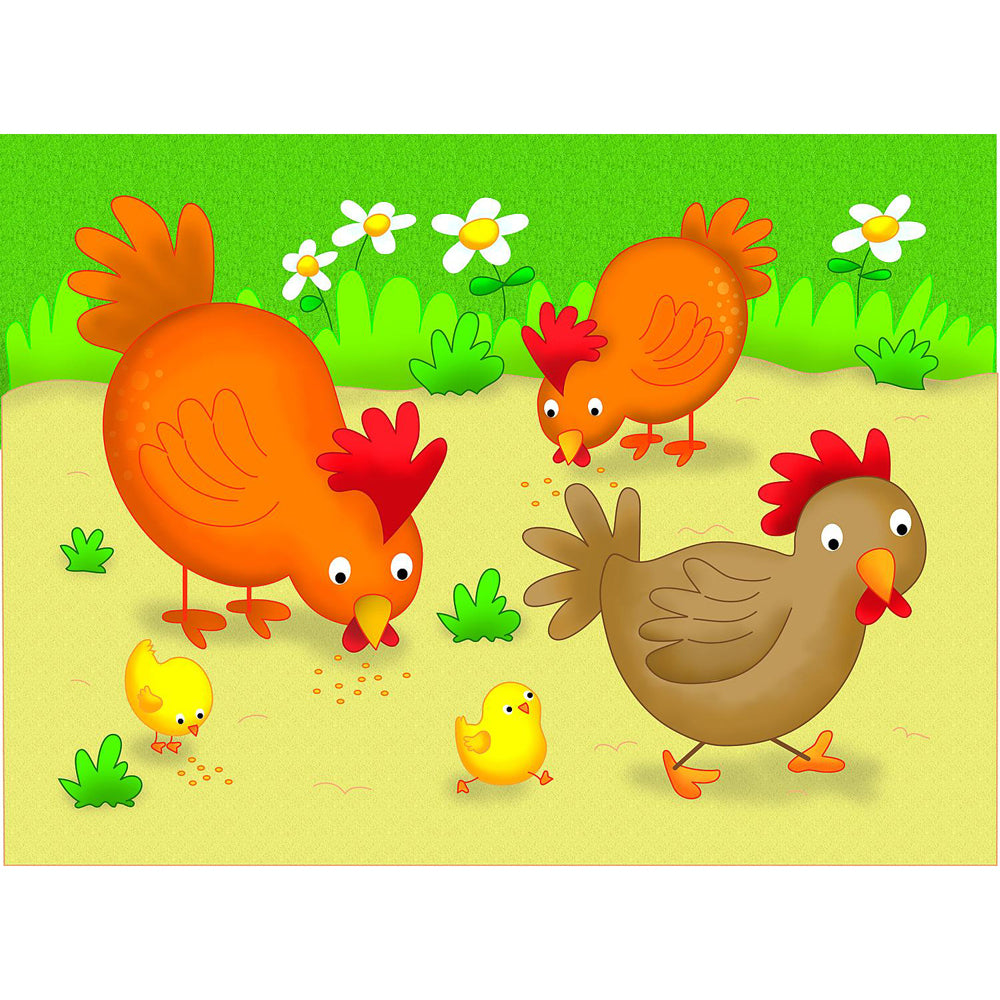 Galt 4 Puzzles In A Box Farm Kids/Childrens Toy 3y+