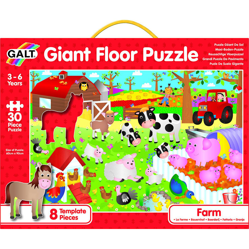 30pc Galt Farm Kids/Childrens Giant Floor Puzzle 3y+