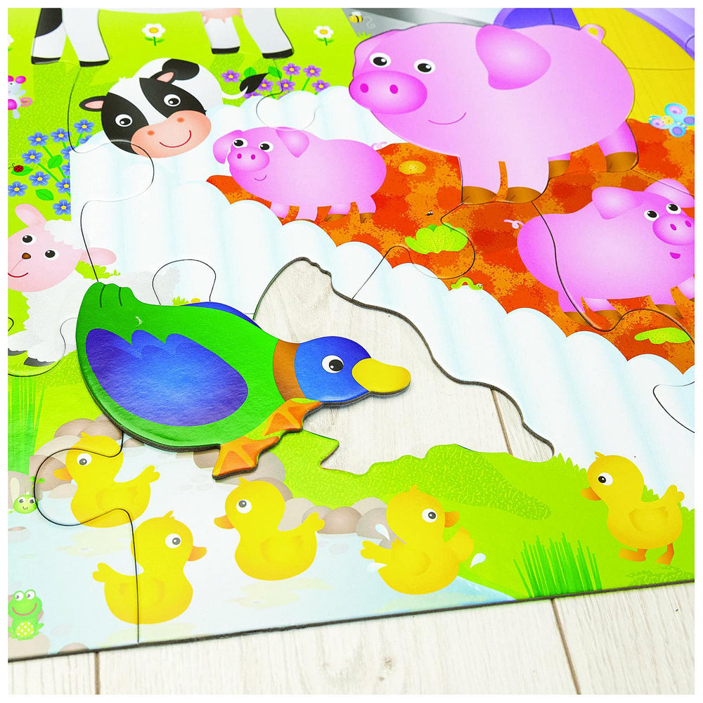 30pc Galt Farm Kids/Childrens Giant Floor Puzzle 3y+