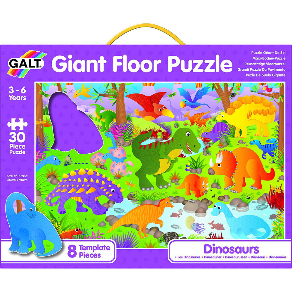 30pc Galt Dinosaurs Kids/Childrens Giant Floor Puzzle 3y+