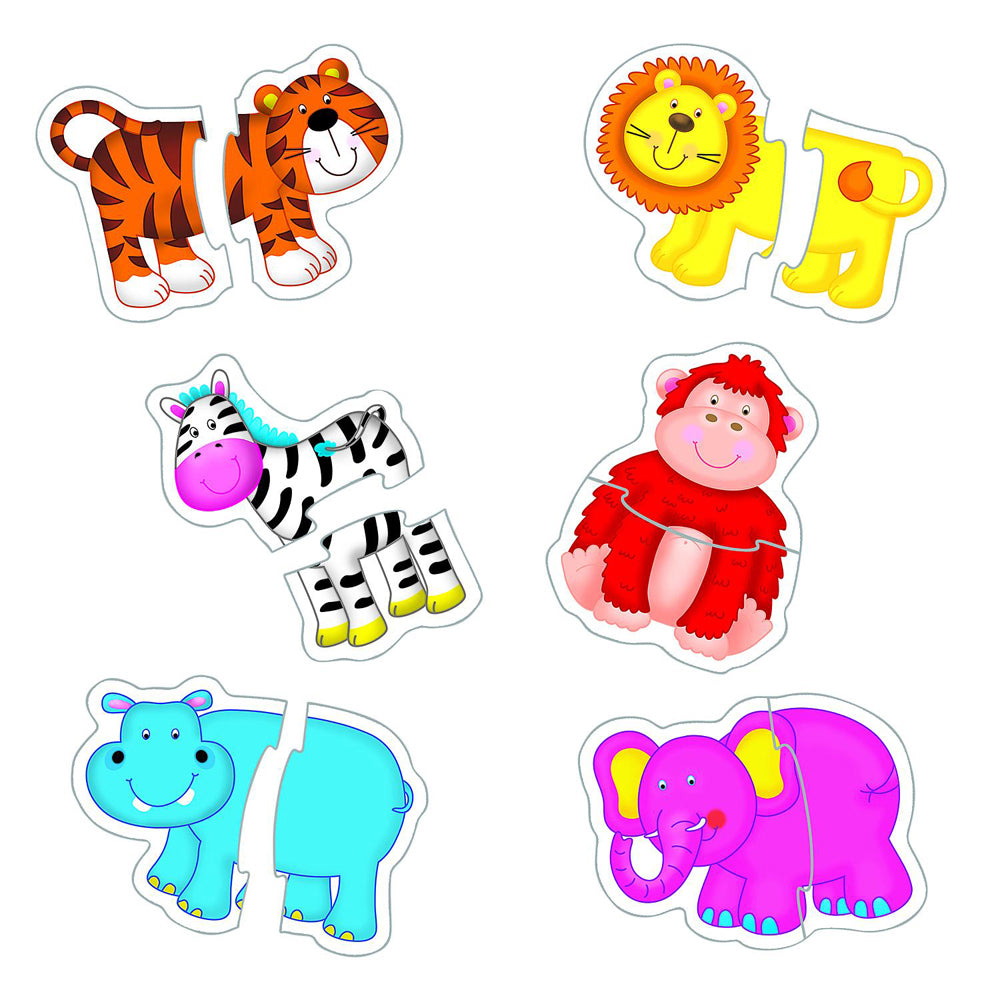 2pc Galt Baby Puzzles Jungle Learning Game Toy 18m+