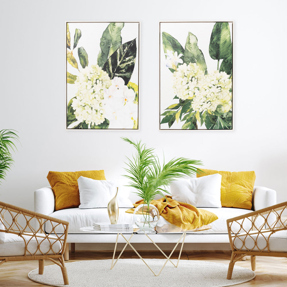 Splosh Greenhouse Right Framed Canvas Home Decor 94x64cm
