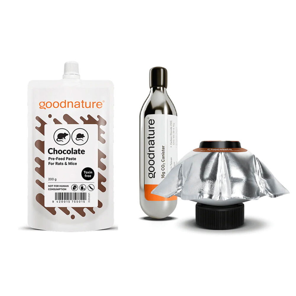Goodnature A24 Pre-Feed Lure Paste 200g & 6-Month Top Up Set - Chocolate
