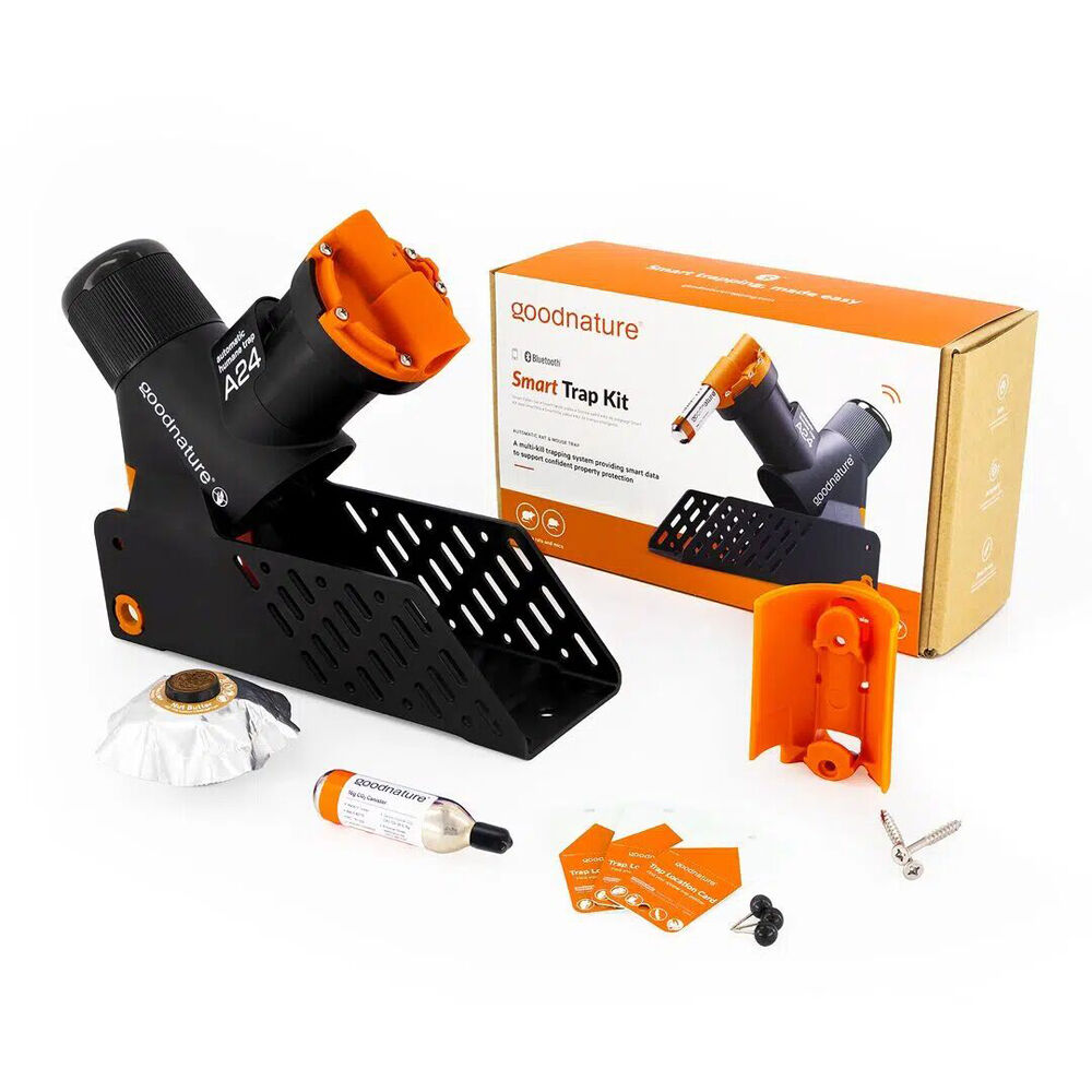 Goodnature A24 Smart Rat/MouseTrap Kit 15.5x27.5cm - Black