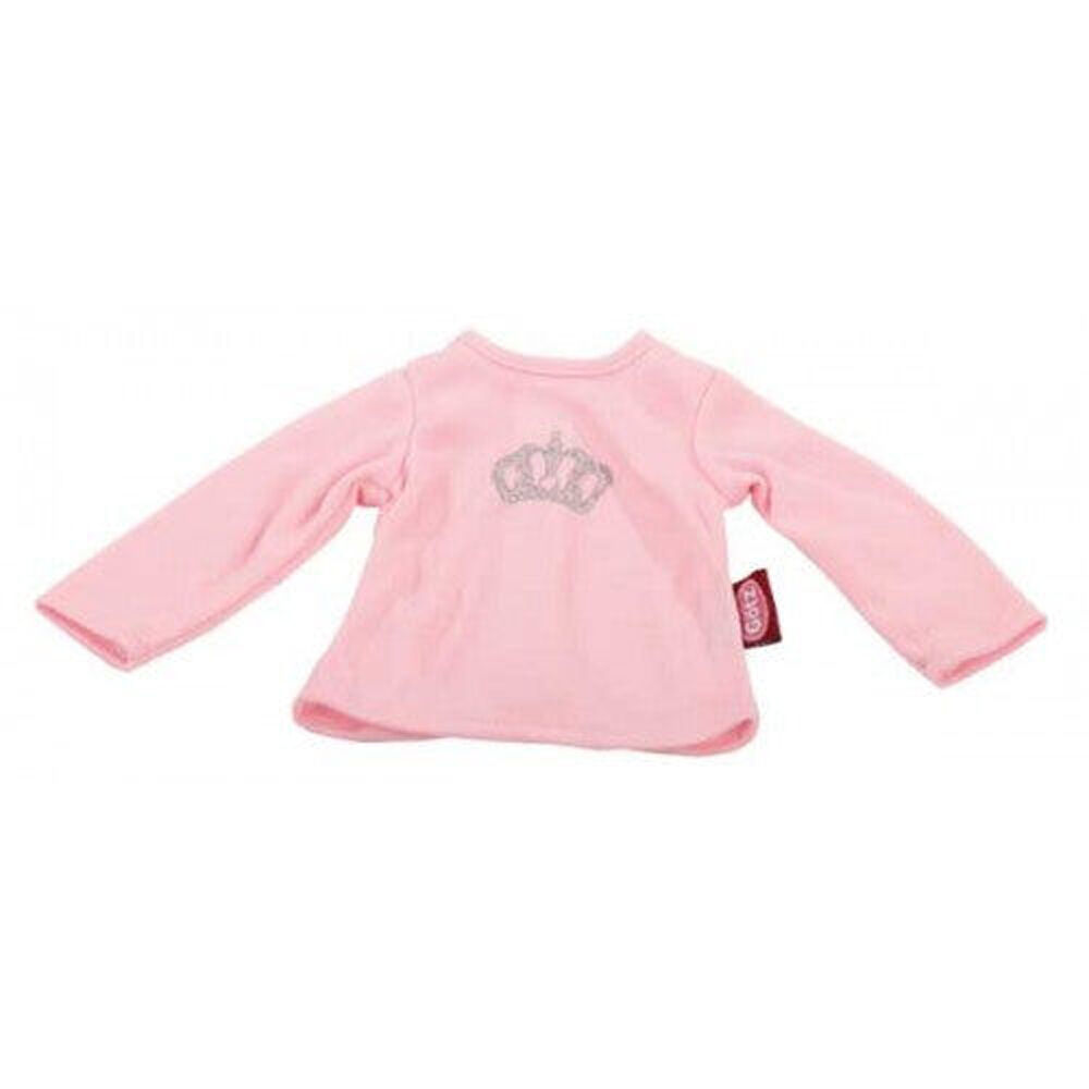 Gotz Wardrobe Pink Long Sleeved Tshirt w/ Crown Baby Girl Doll Clothes Toy 42cm